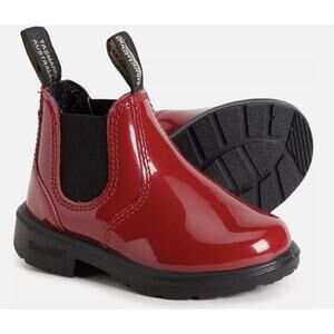 Blundstone 2253 Chelsea Boots - Patent‎ Leather Red UK/AUS Size 3 Womens Size 6